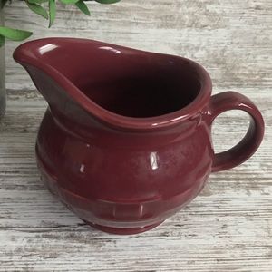 Longaberger Paprika Woven Traditions Small Pitcher